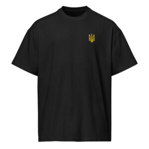 T-Shirt, herr - broderad Tryzub